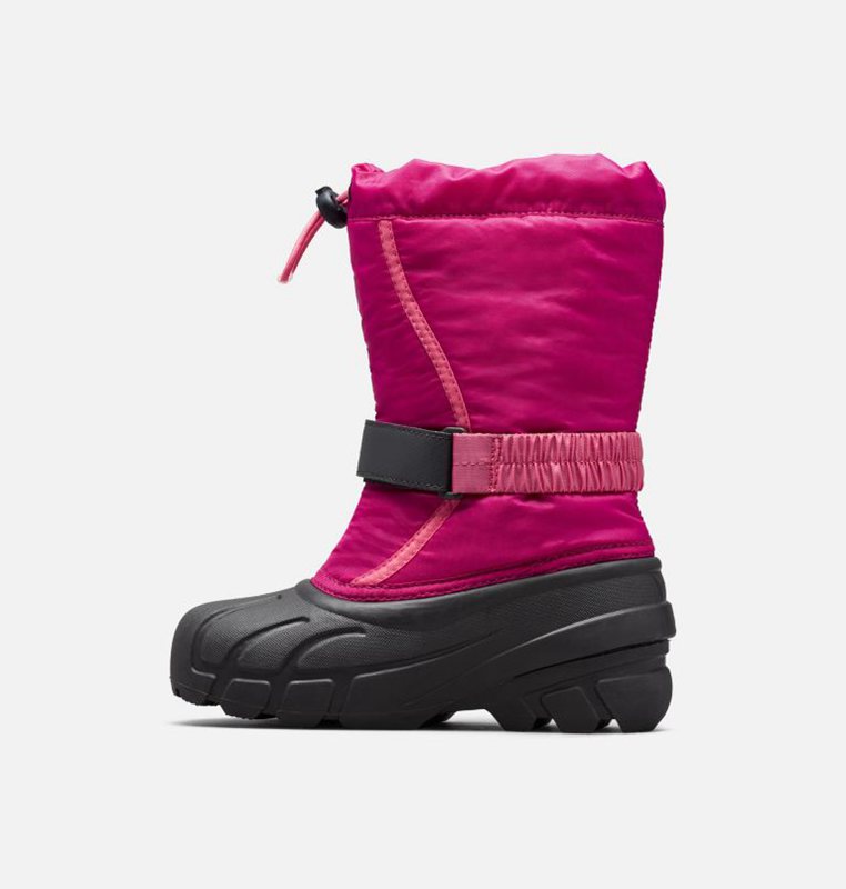 Botas Nieve Sorel Niños - Youth Flurry™ Rosas/Negras - 04526-DRLH